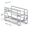 Soda Can Organizer Storage Rack, 2 Pack Stackable Beverage Soda Can Dispenser Organizer Holder for Refrigerator, Cabinet, Pantry