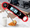 Digital Meat Thermometer with Probe - Waterproof;  Kitchen Instant Read Food Thermometer for Cooking;  Baking;  Liquids;  Candy;  Grilling BBQ & Air F